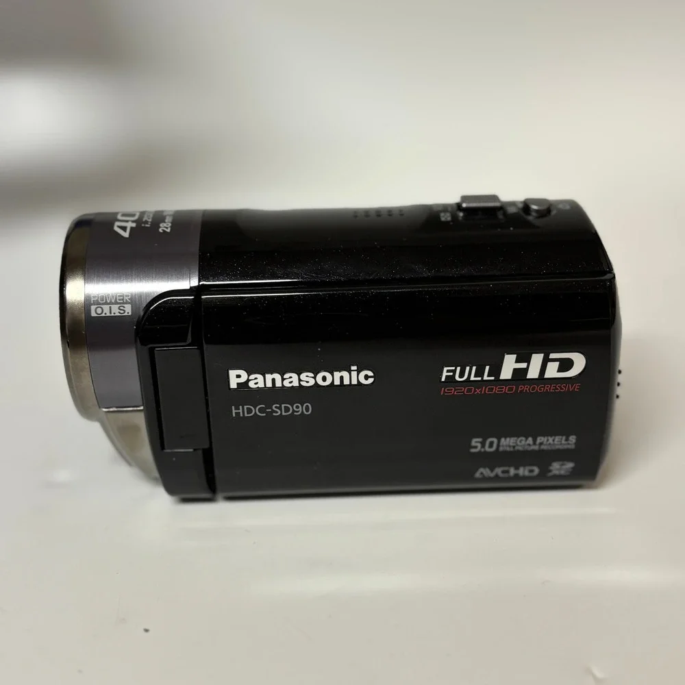 Panasonic HDC-SD90 Full HD 1080p Camcorder 3D Compatible Black SD90KCP OPEN BOX